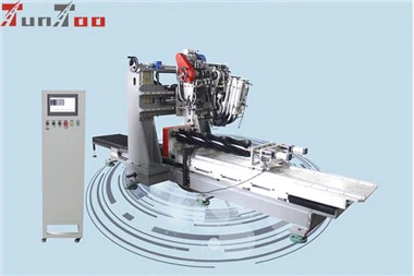 Tříosý portálový kartáč s vrtáním-4